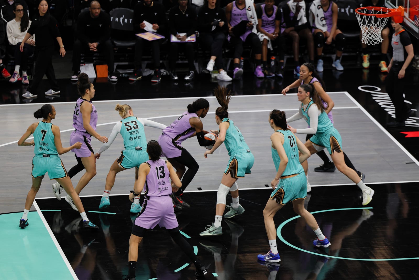 New York Liberty vs Golden State Valkyries